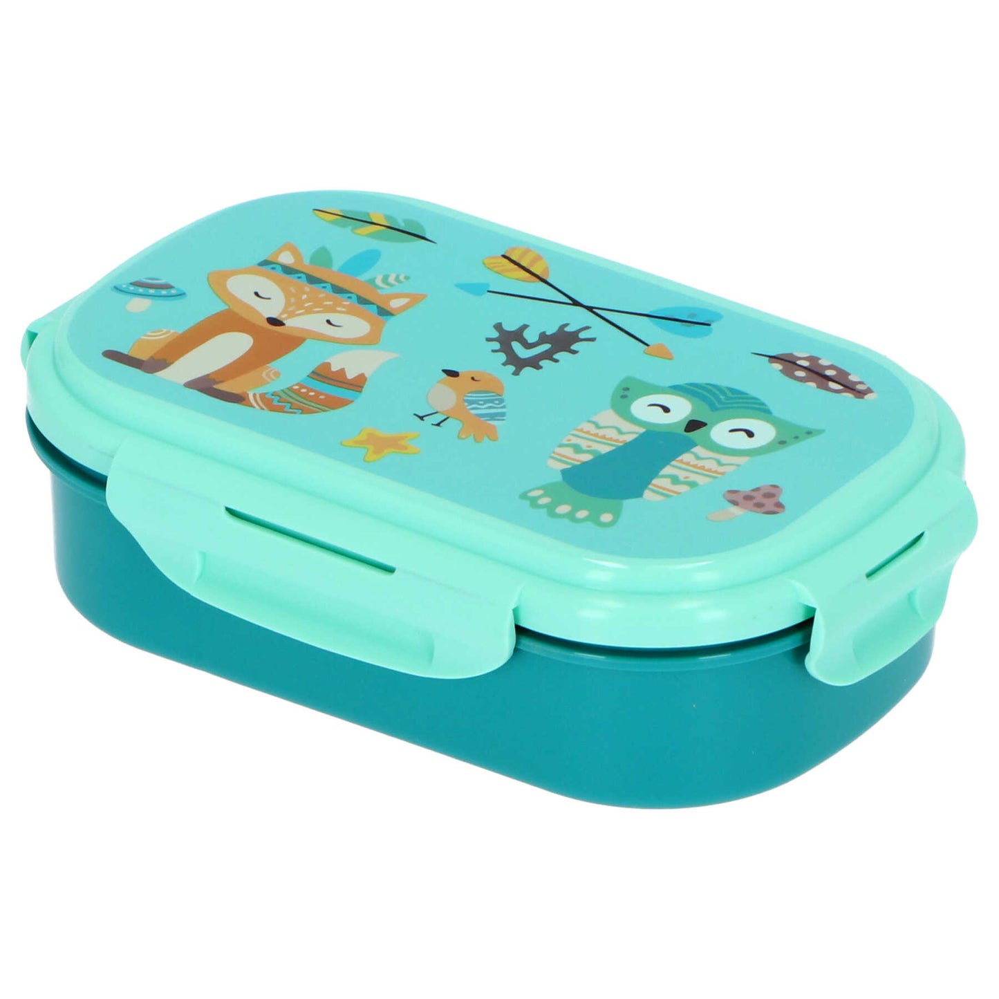 Dino Space lunchbox met bestek