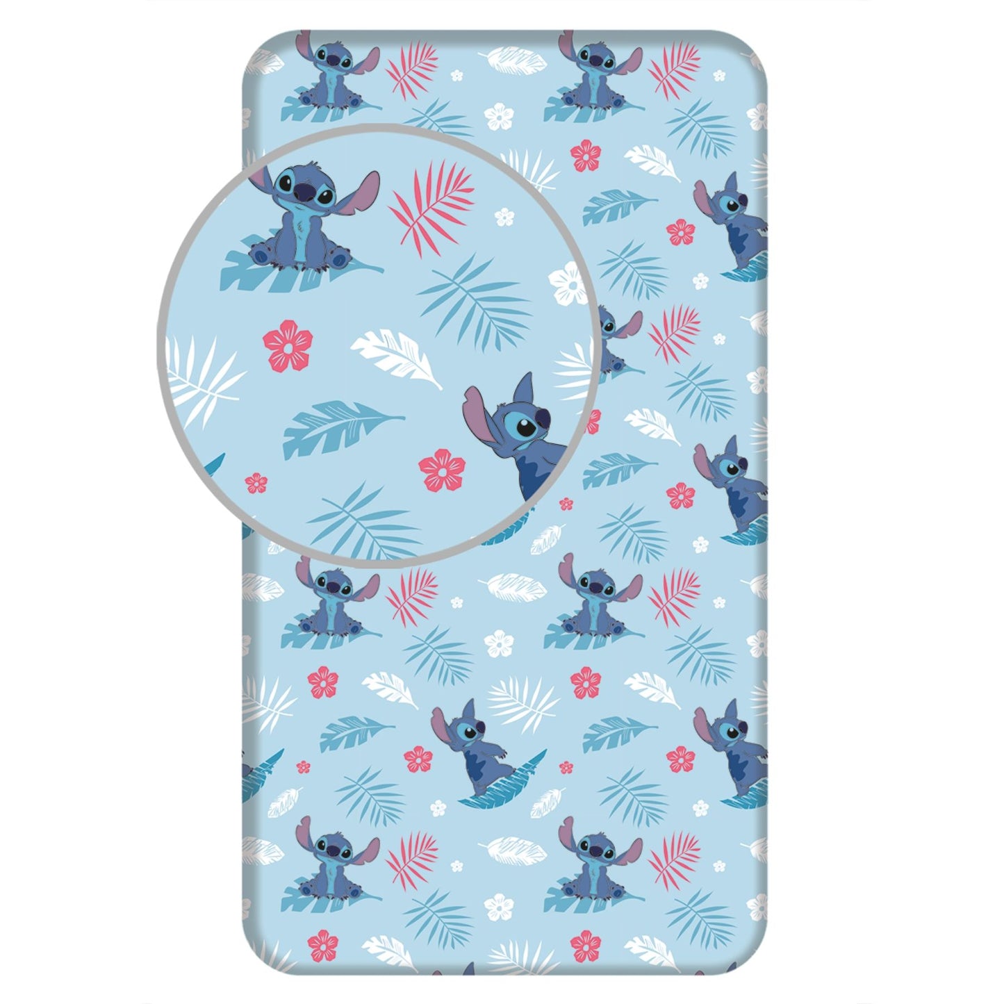 Lilo & Stitch Dekbedovertrek + Hoeslaken - Blauw