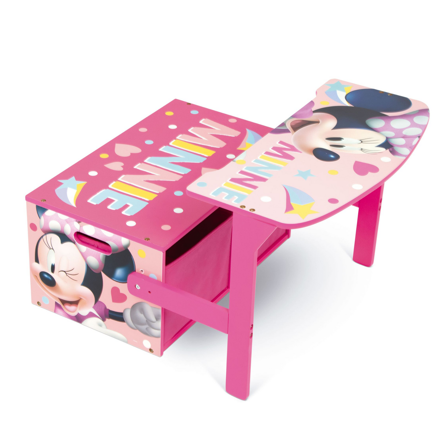 Minnie Mouse 3-in-1 Houten Speelgoedbank