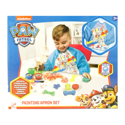 paw-patrol-schilderset-met-schort-en-vingerverf