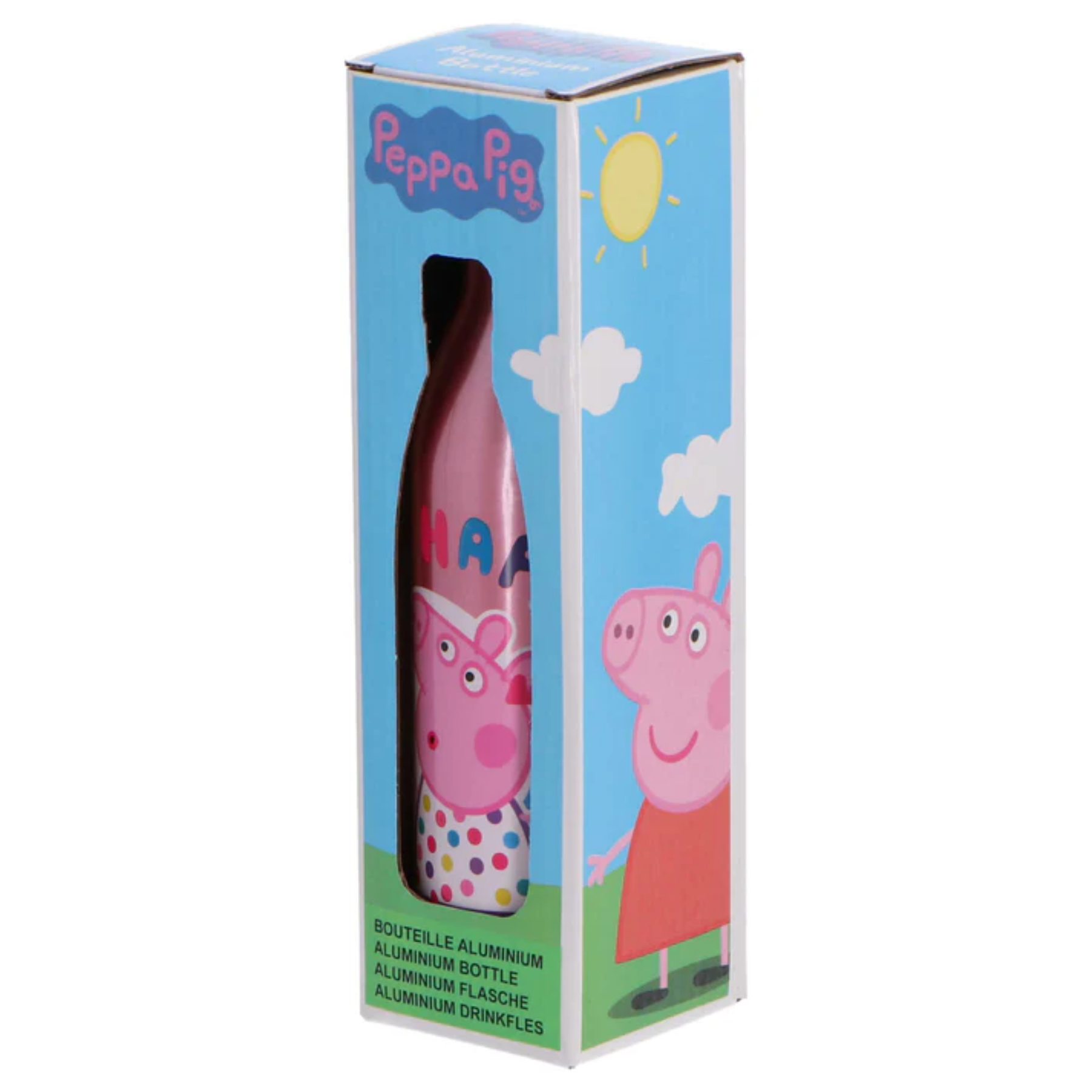 peppa-pig-drinkfles-happy
