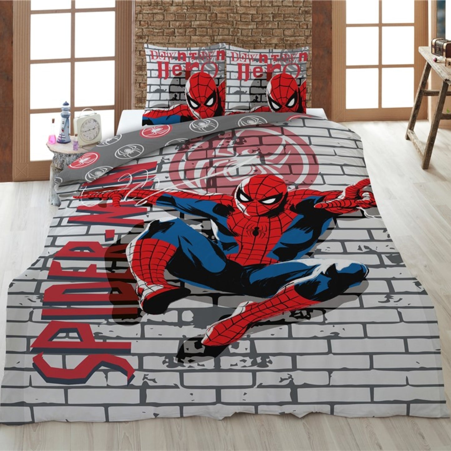 Spiderman dekbedovertrek