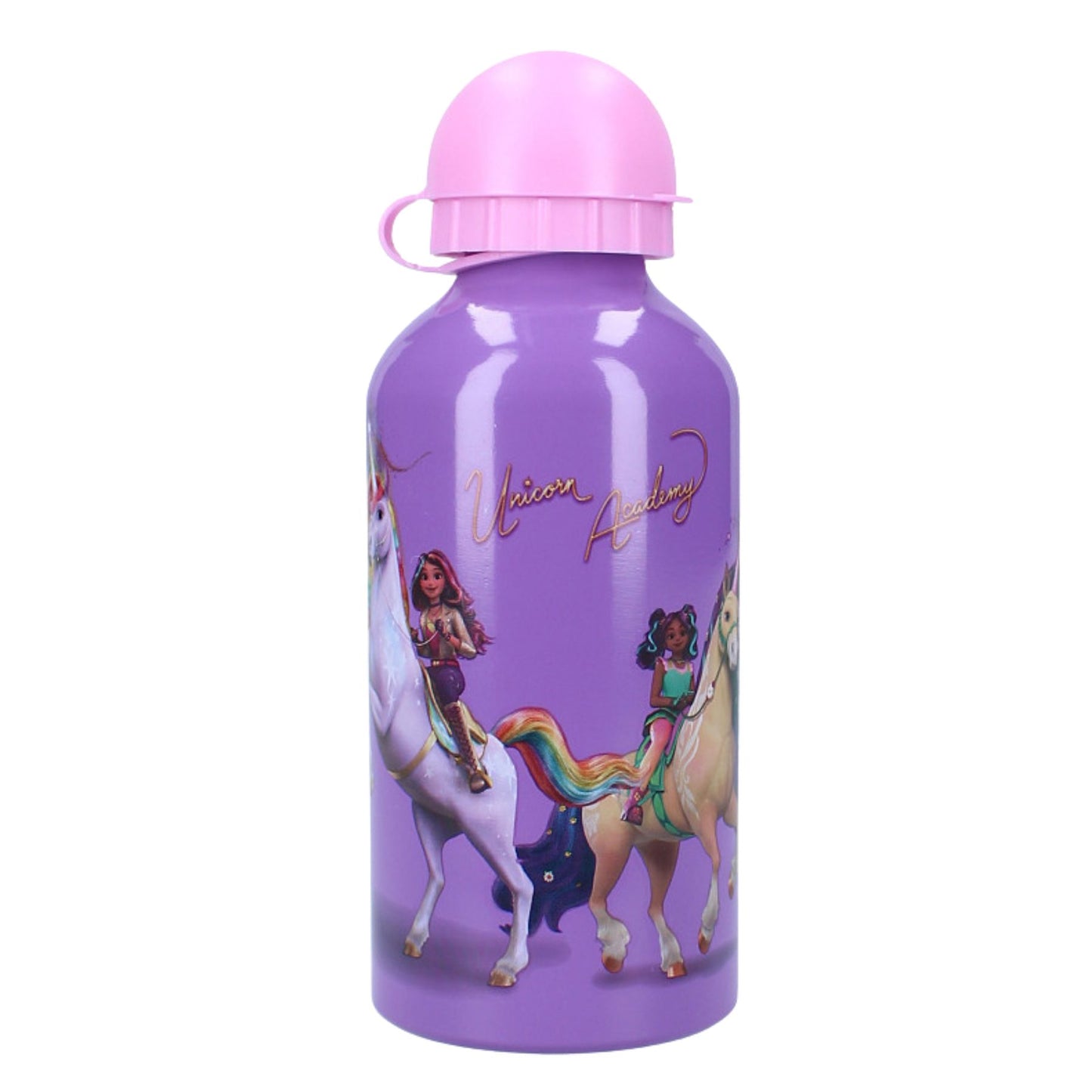 Unicorn Academy Lunchset; Fles, Lunchbox en 3-in-1 Snackbox