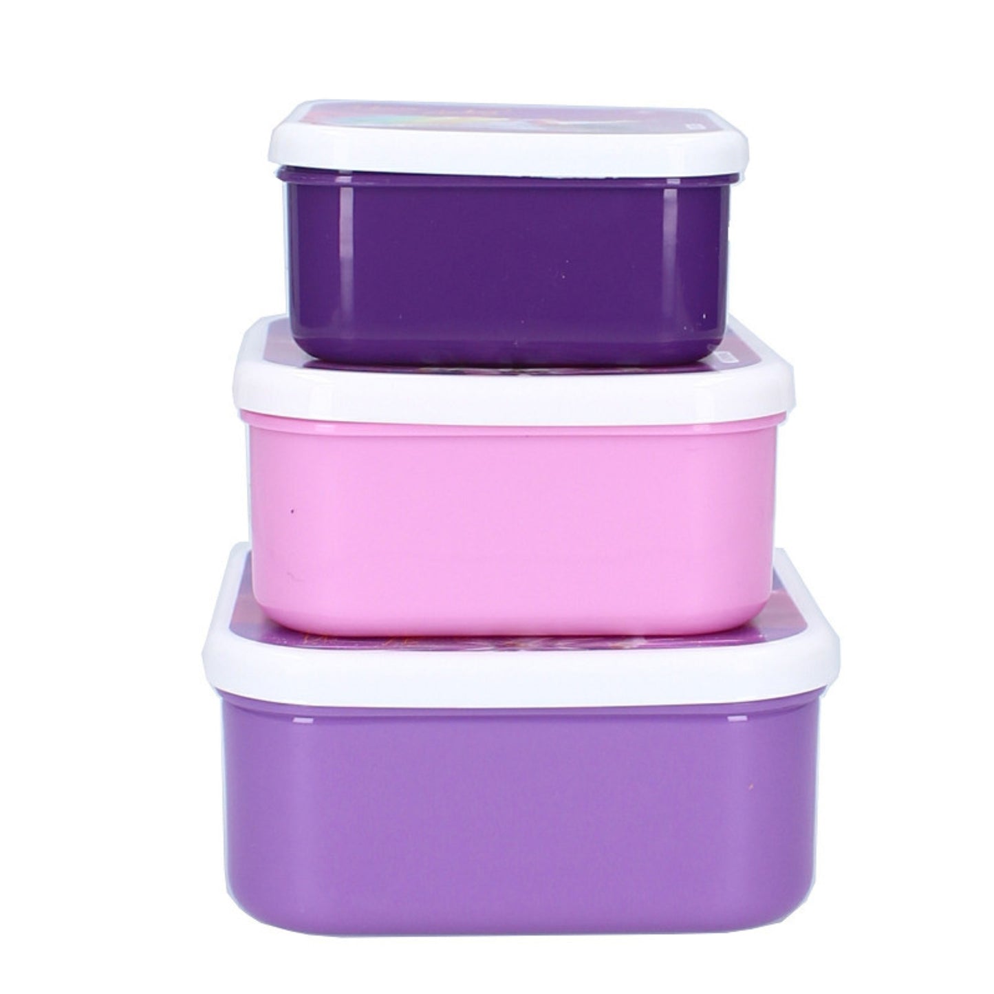 Unicorn Academy 3 in 1 snackbox