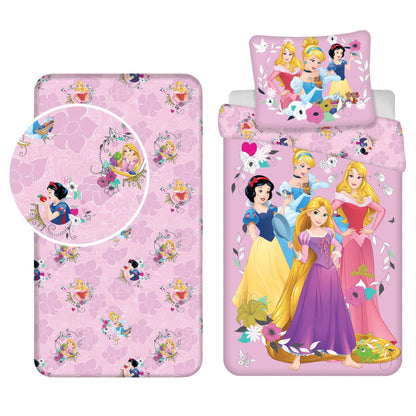 Princess Dekbedovertrek + Hoeslaken - Roze