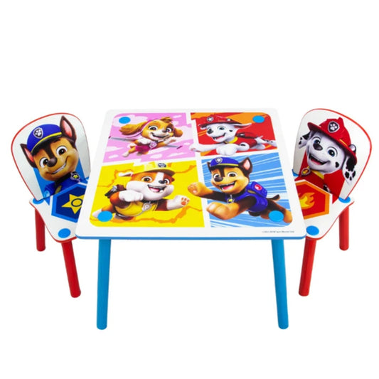 Paw Patrol Kindertafel met 2 stoelen