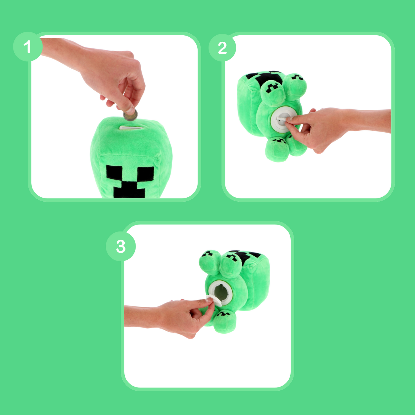 Minecraft Pluche spaarpot