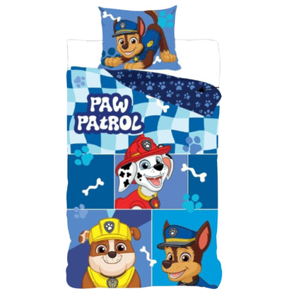 Paw Patrol slaapkamerset; dekbedovertrek en hoeslaken