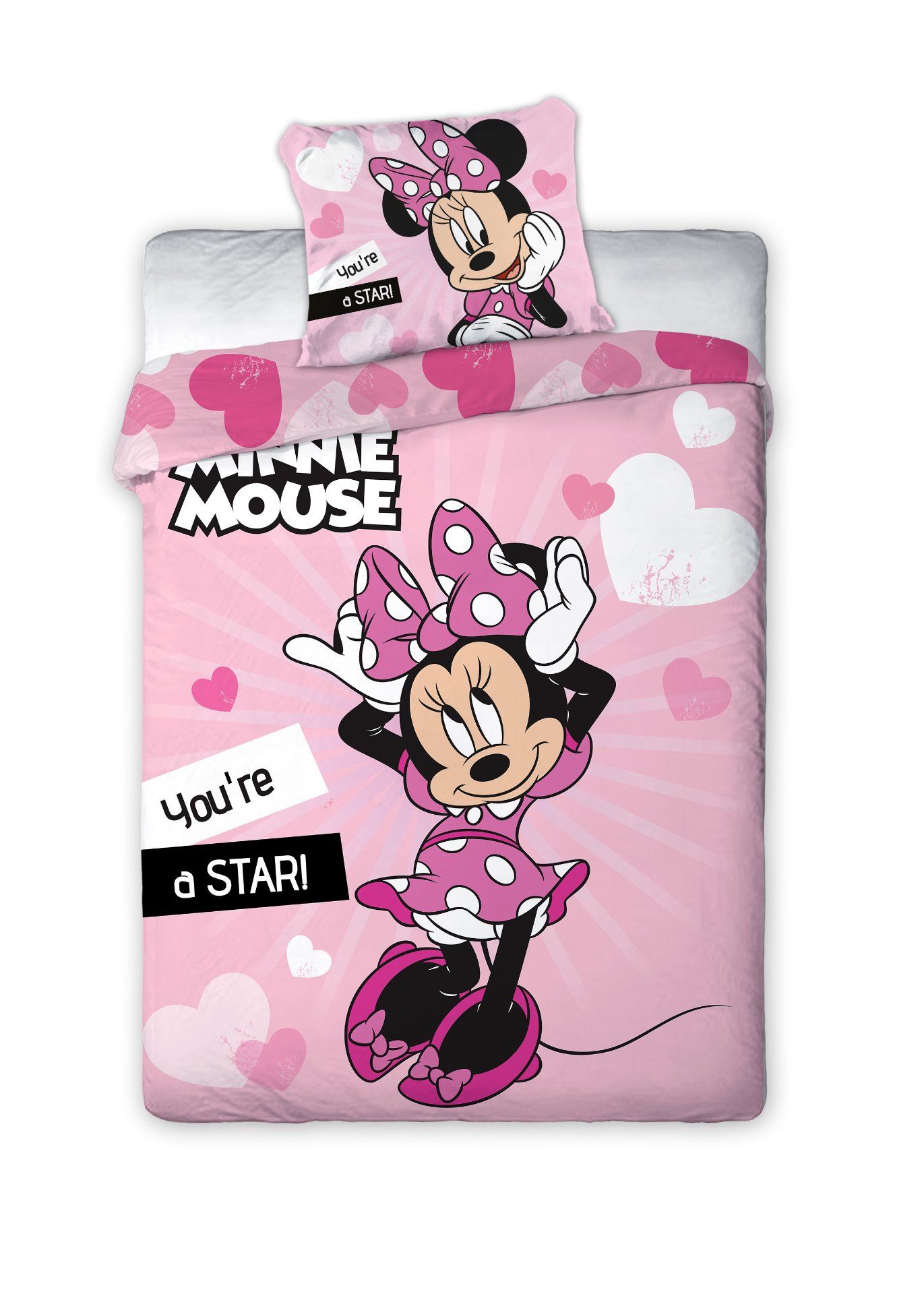 Minnie Mouse Dekbedovertrek + Hoeslaken