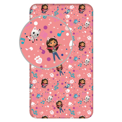 Gabby's Dollhouse Dekbedovertrek + Hoeslaken - Roze