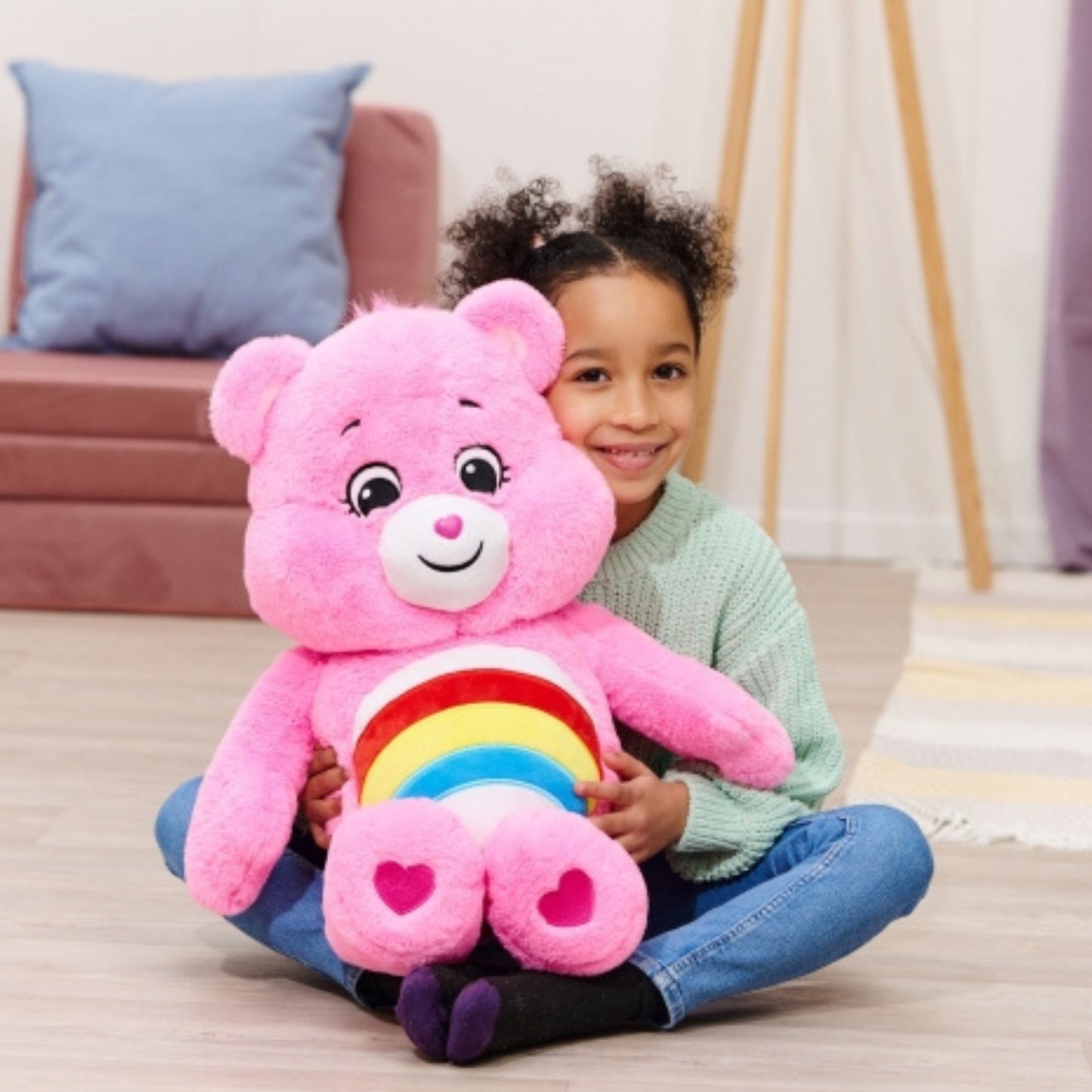 Care Bears pluche - Cheer Bear - 60 cm