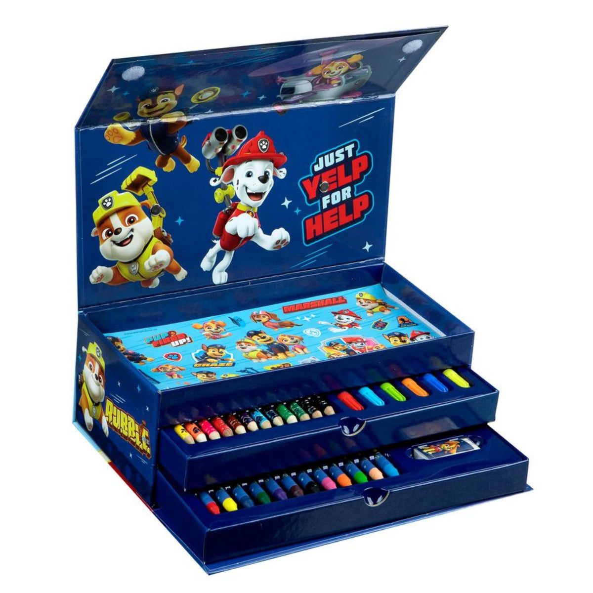 Paw Patrol kleurdoos met laden