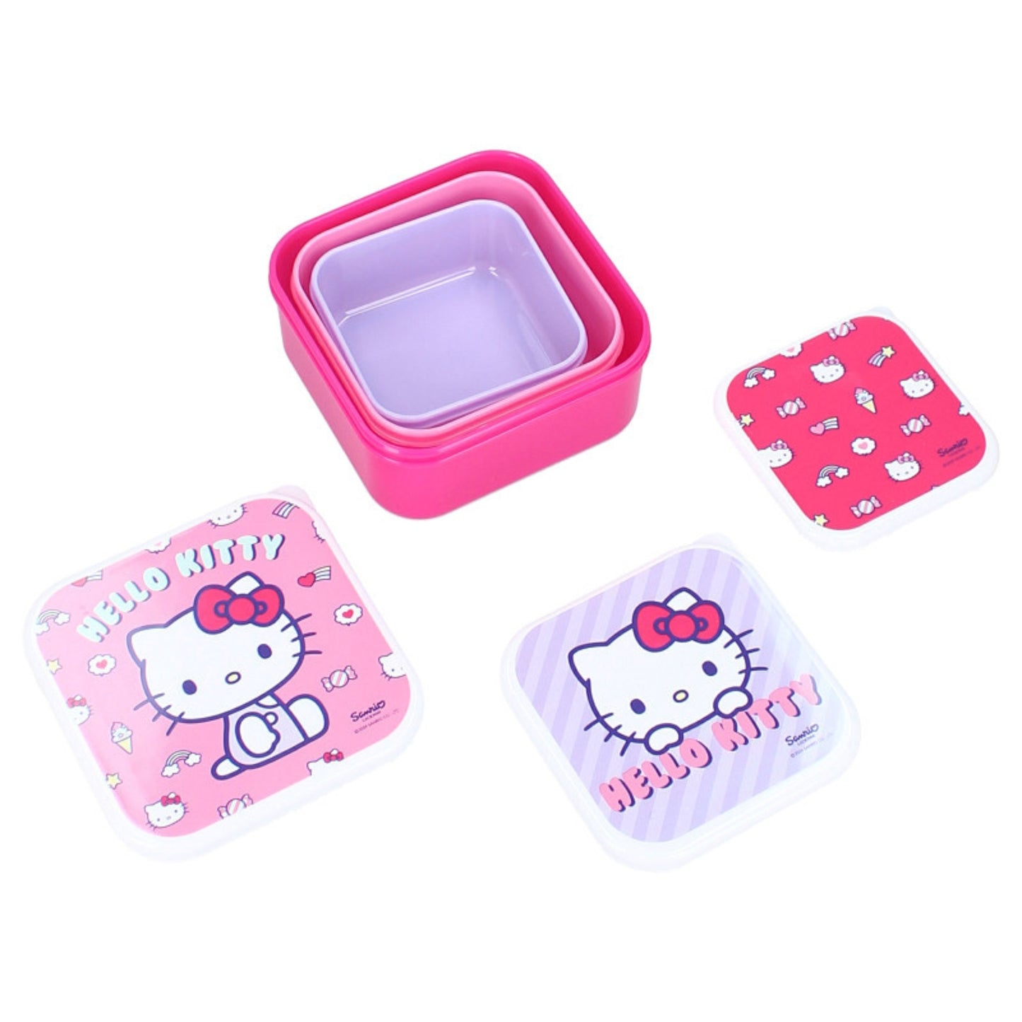 Hello Kitty 3 in 1 snackbox