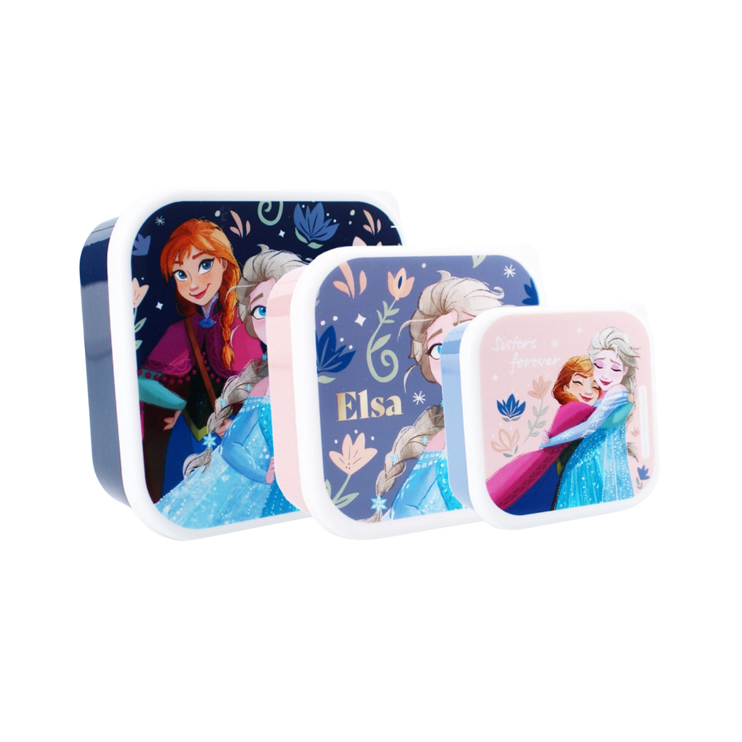 Frozen Lunchset; Fles, Lunchbox en 3-in-1 Snackbox