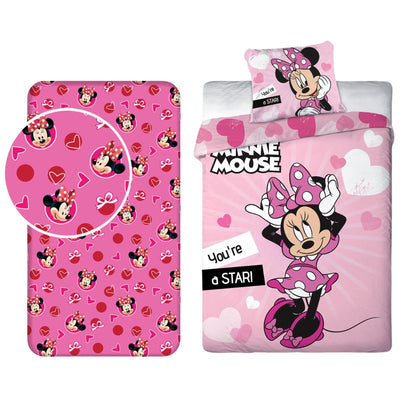 Minnie Mouse Dekbedovertrek + Hoeslaken