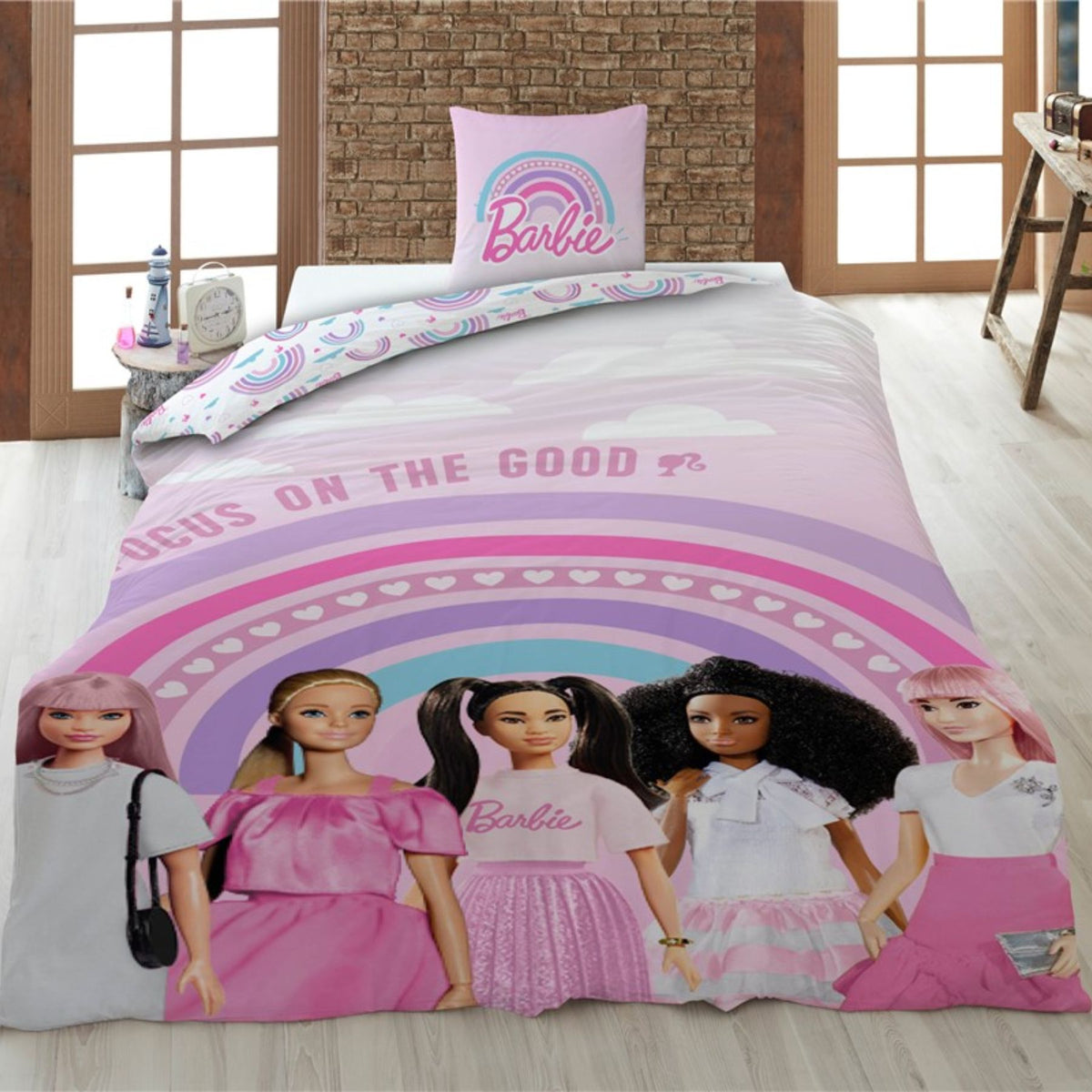 Barbie dekbedovertrek