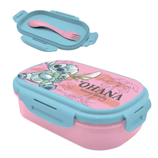 Lilo & Stitch lunchbox met bestek