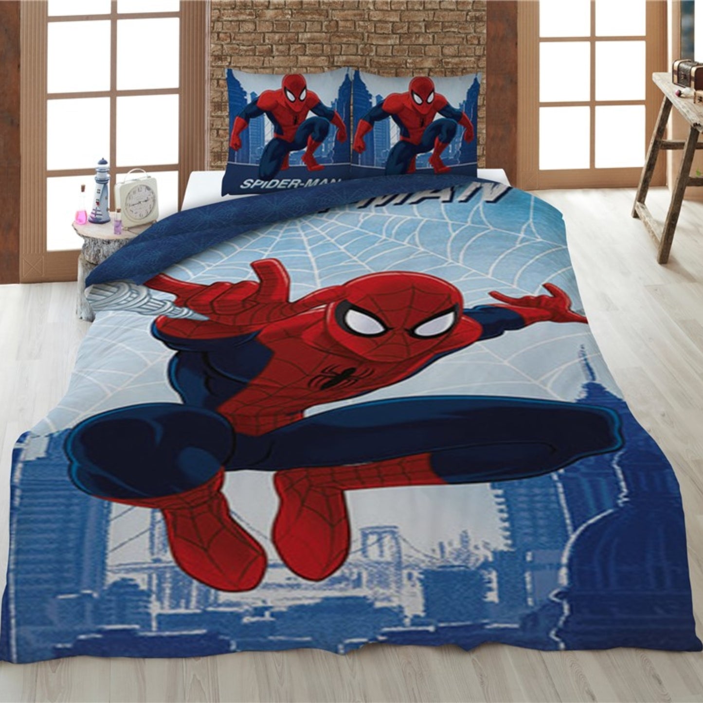 Spiderman dekbedovertrek