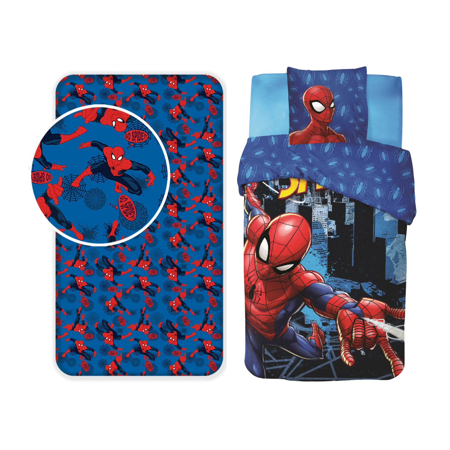 Spiderman Dekbedovertrek + Hoeslaken