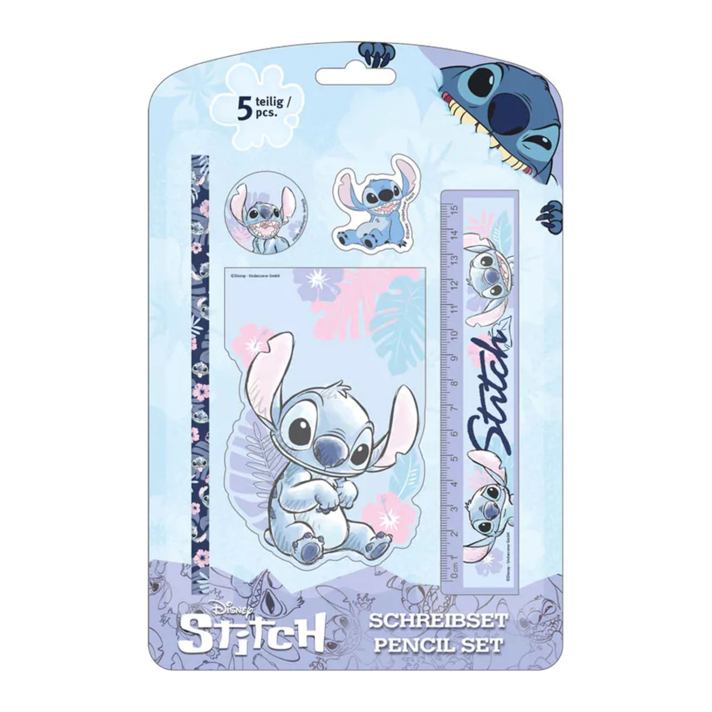 Lilo & Stitch Schrijfwarenset 5 Delig
