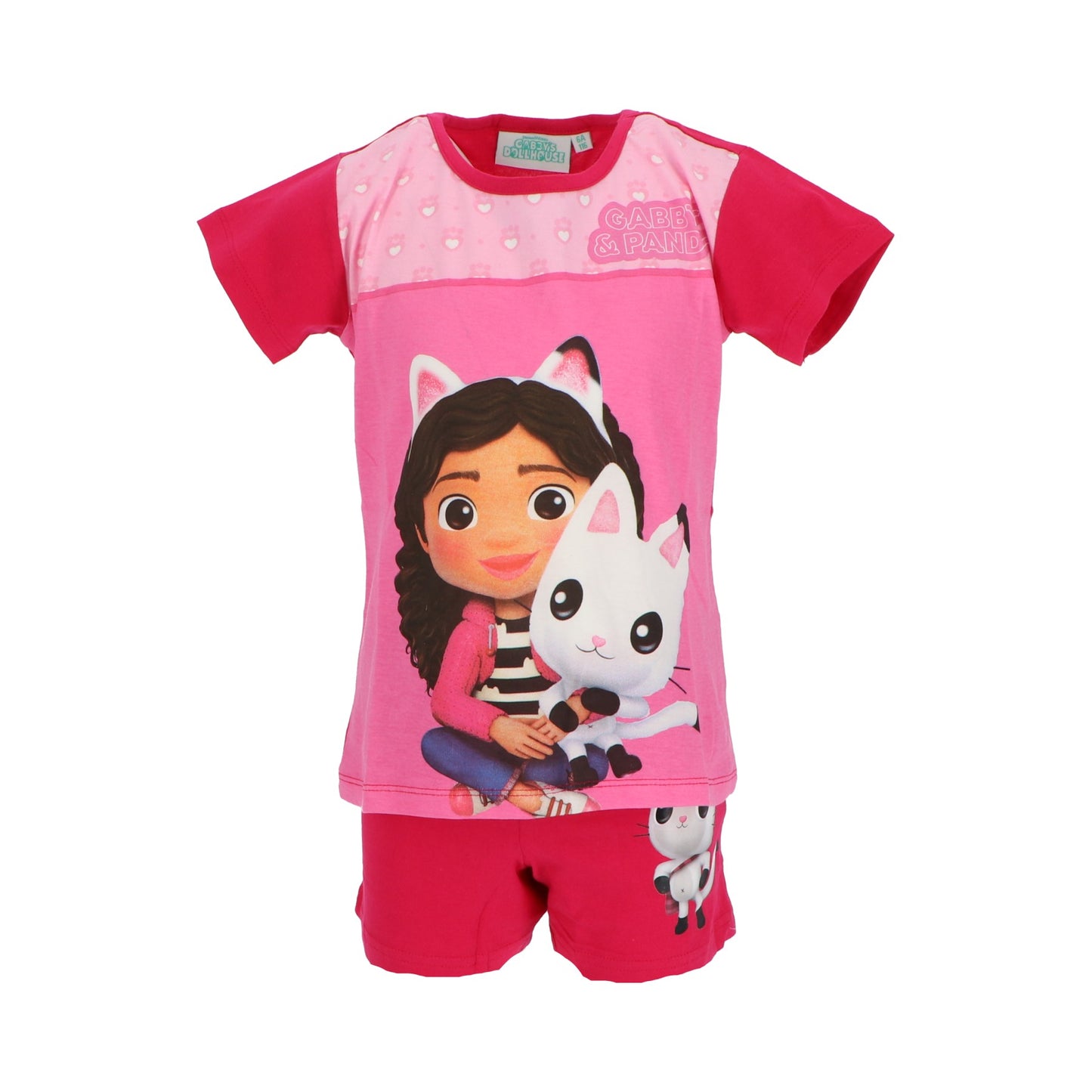 Gabby's Dollhouse Shortama - Donkerroze