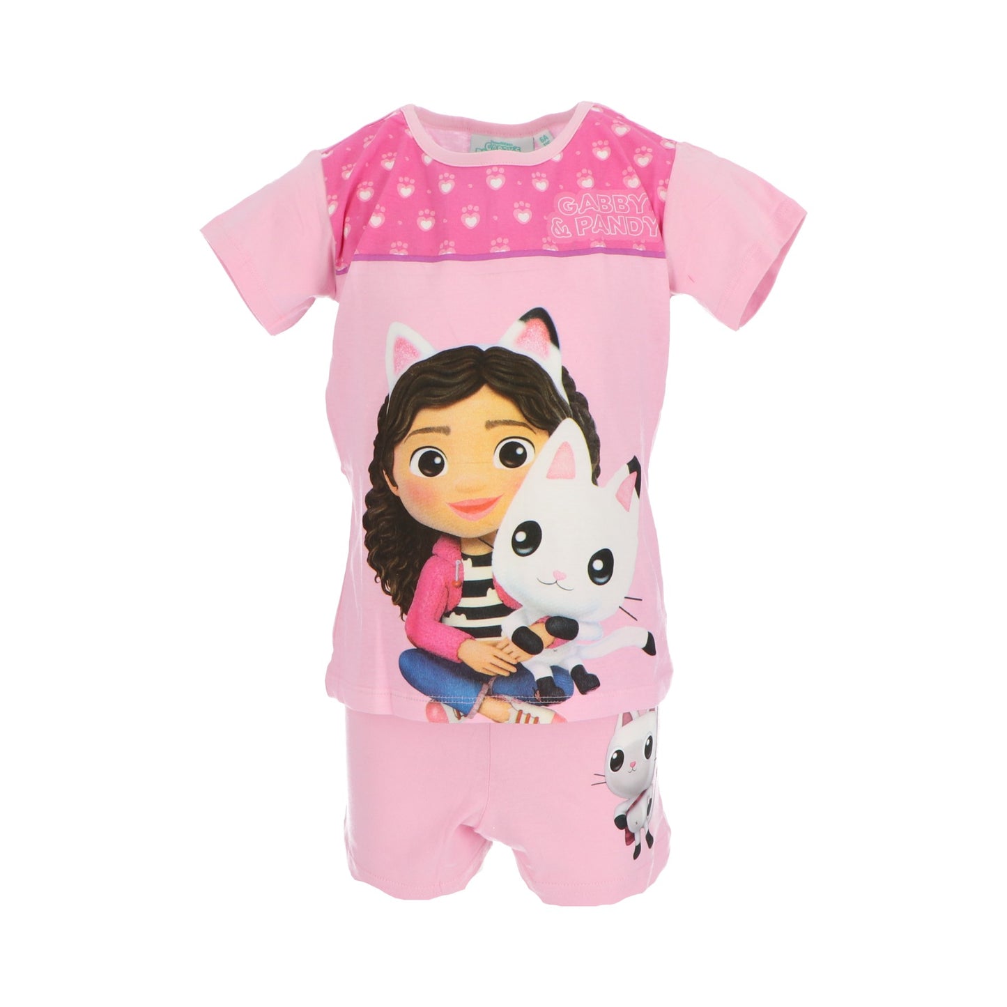 Gabby's Dollhouse Shortama - Lichtroze