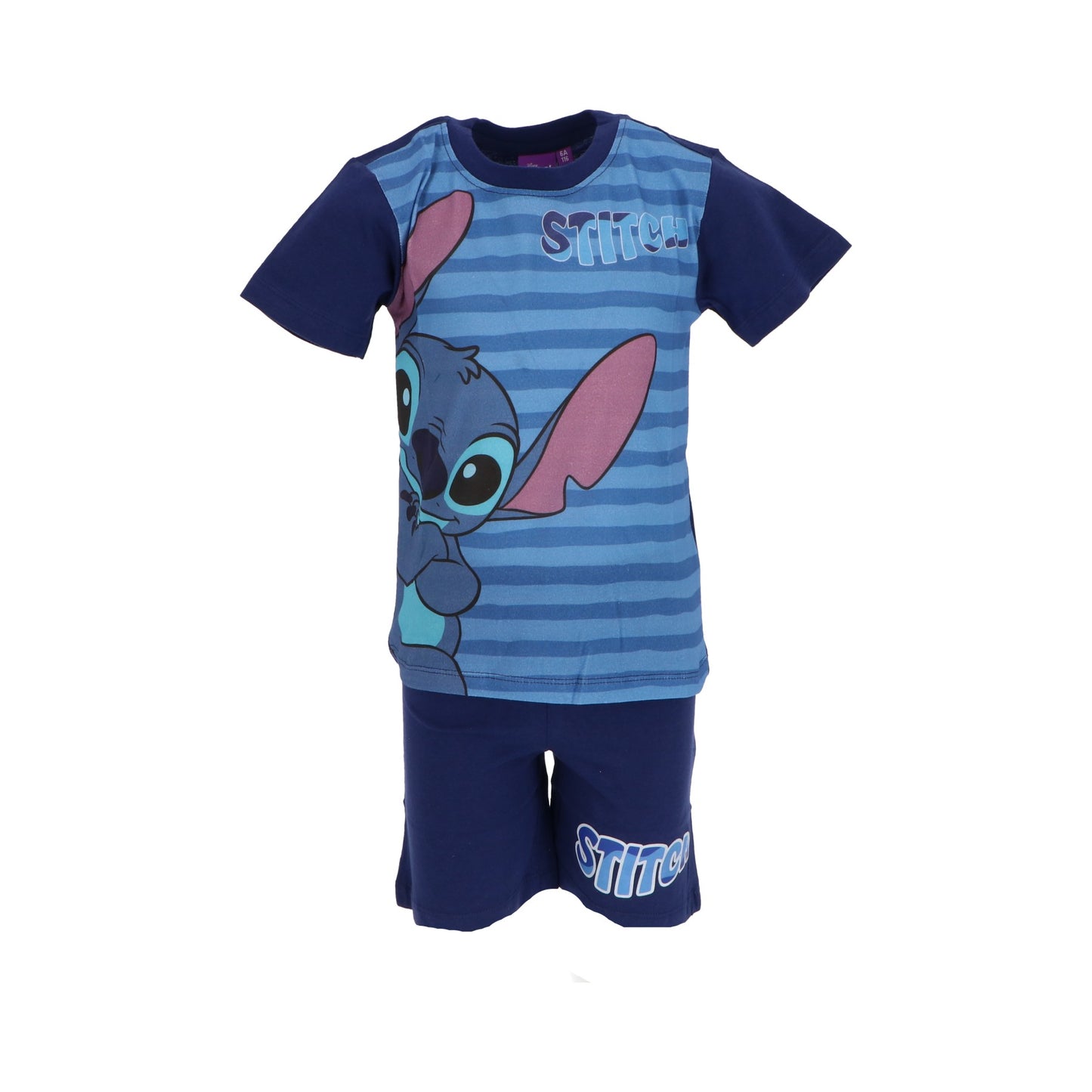 Lilo & Stitch Shortama - Donkerblauw