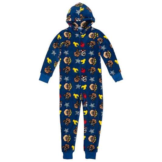 Paw Patrol Coral-Fleece Onesie - Blauw