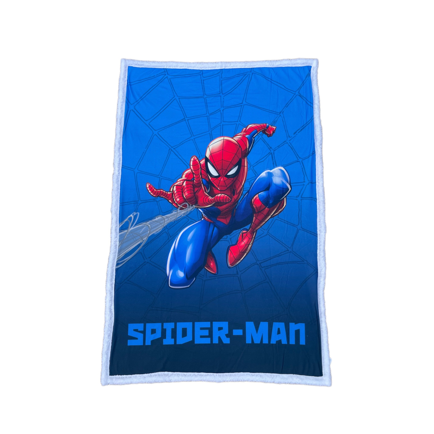 Spiderman fleece deken - sherpa