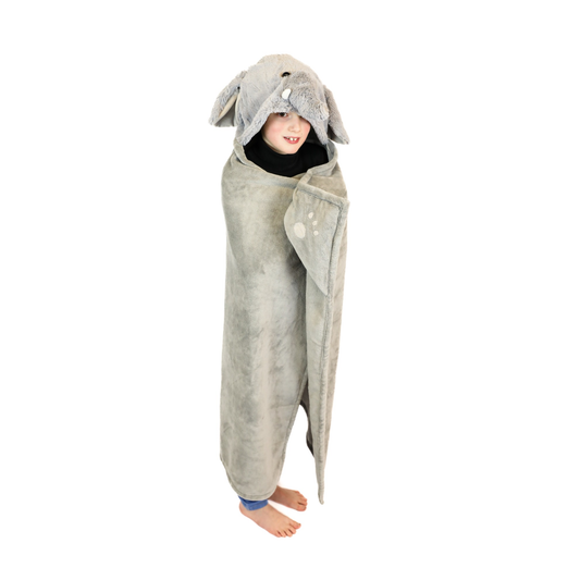 Noxxiez fleece deken - olifant