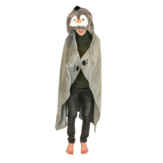 Noxxiez fleece deken - pinguin