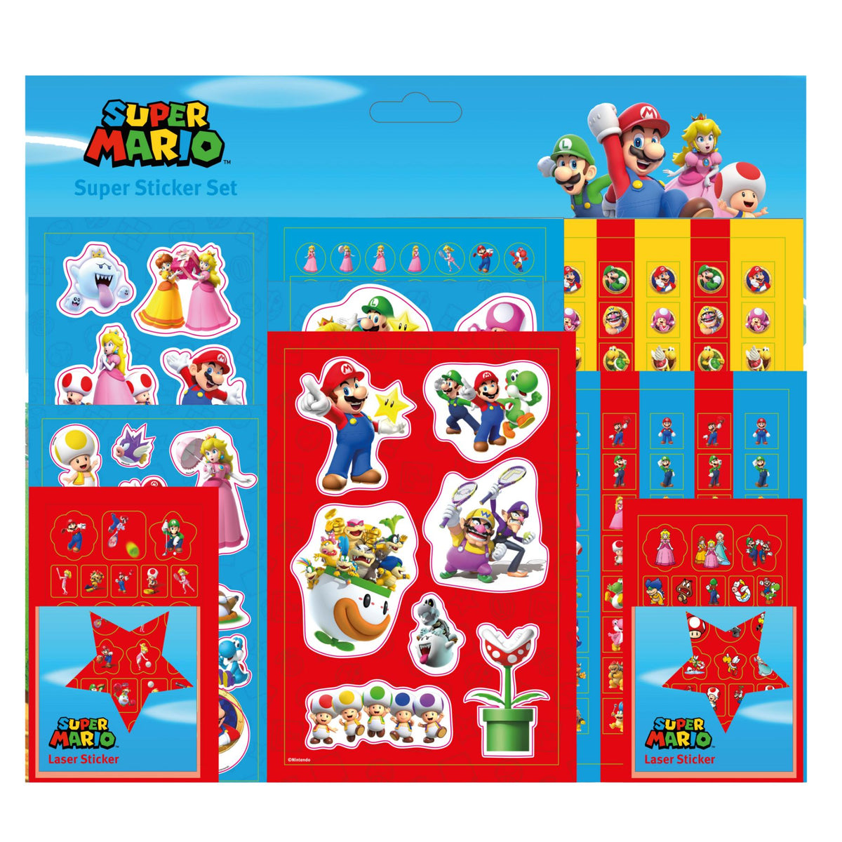 Super Mario Sticker set 500 st