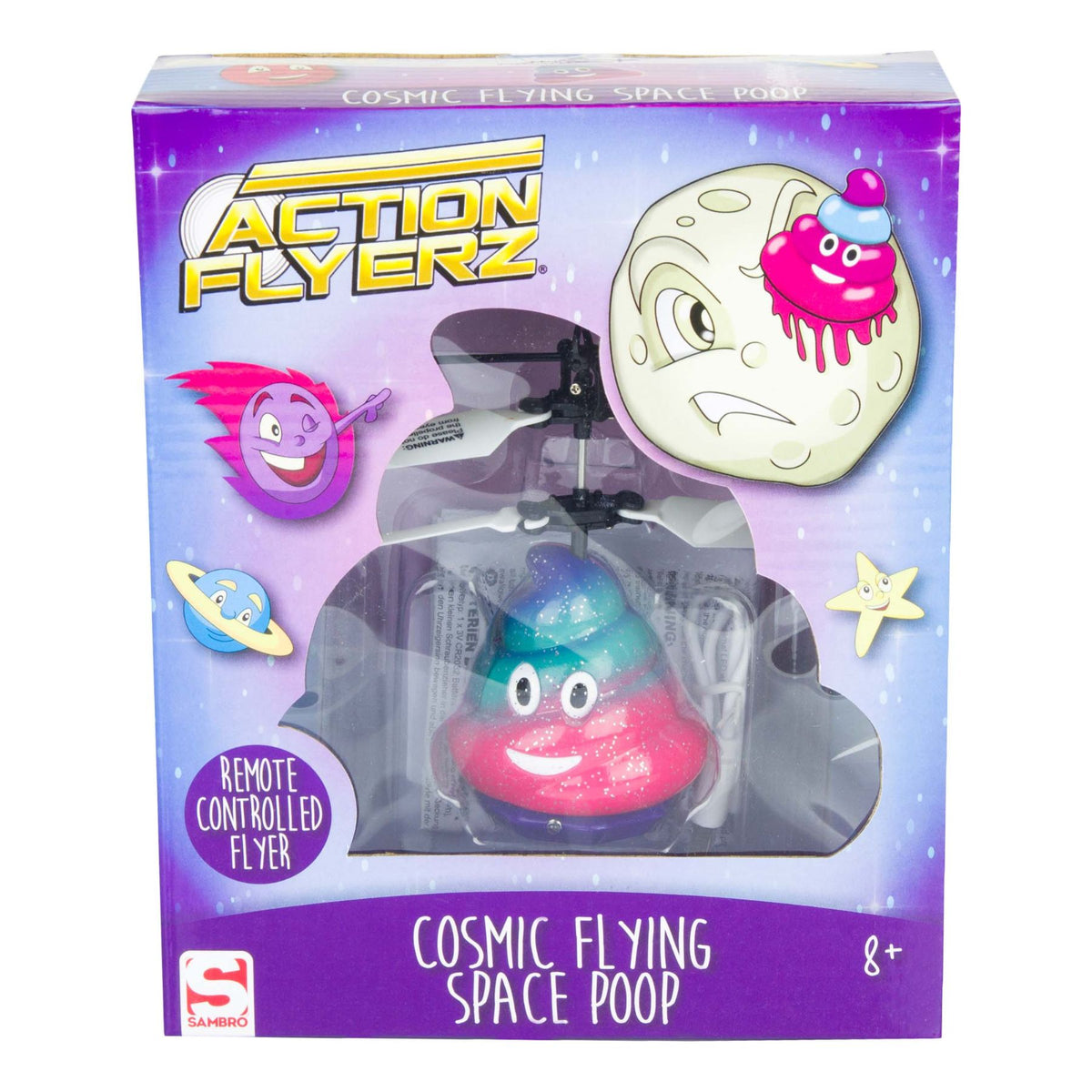 Emoji RC flying space poop