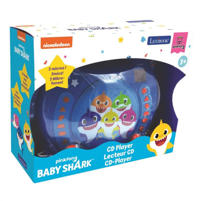 Baby Shark Karaoke CD speler met 2 Microfoons