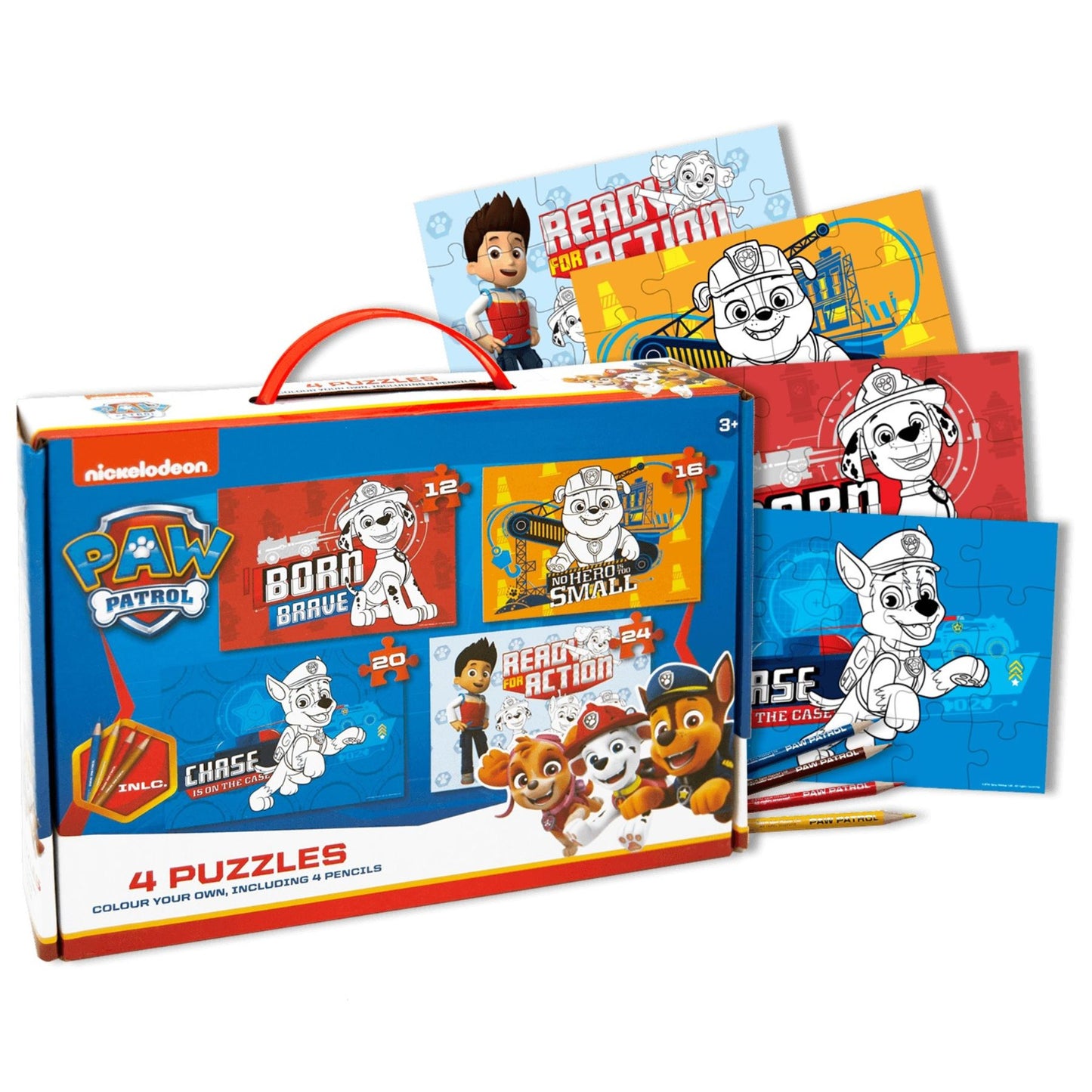Paw Patrol Puzzel 4-pack .