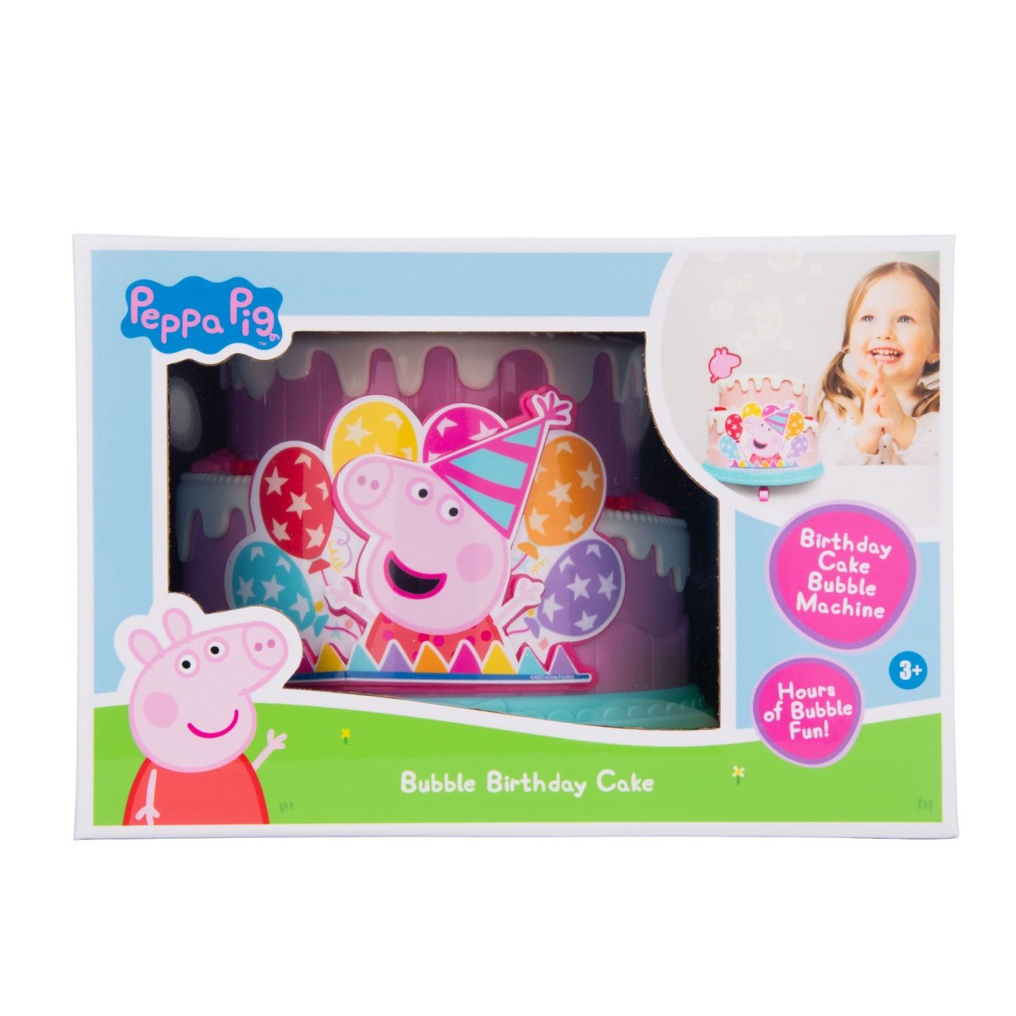 Peppa Pig Bubble Birthday Cake - Roze
