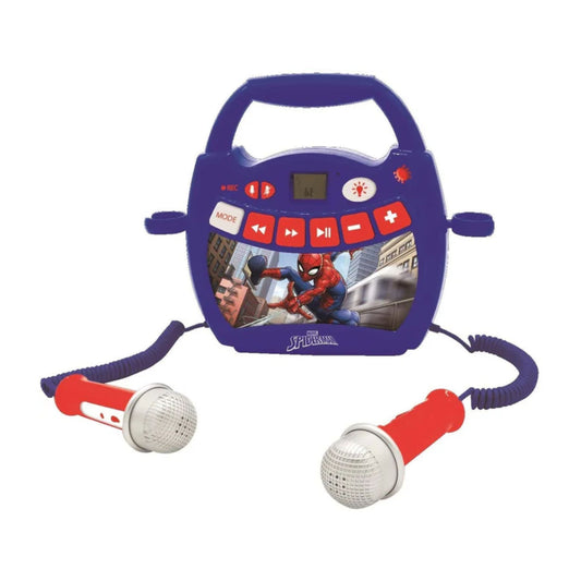 Spiderman Karaokeset met microfoons .