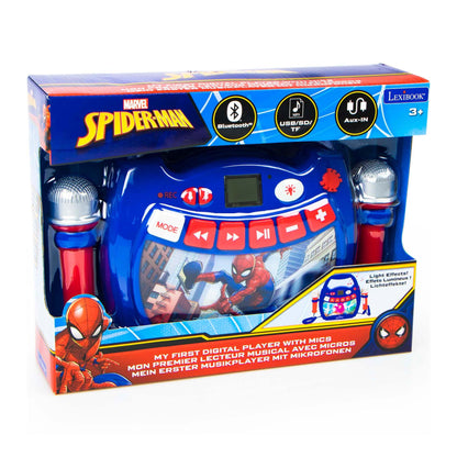 Spiderman Karaokeset met microfoons .