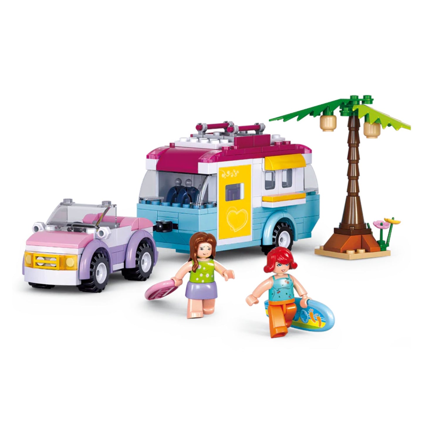 Sluban Auto met Caravan