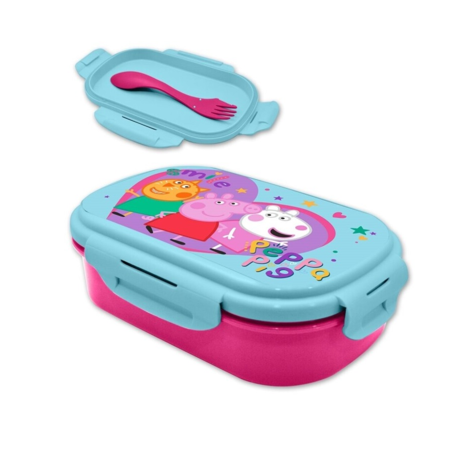 Peppa Pig Lunchbox met bestek