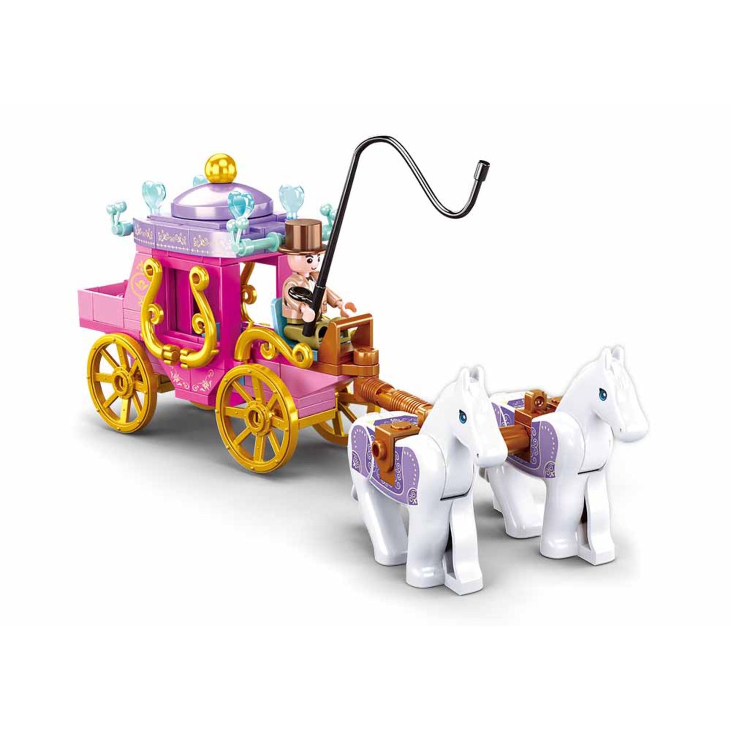 Sluban Koets met 2 Paarden