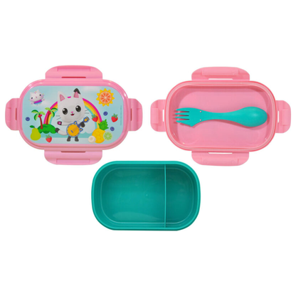 Gabby's Dollhouse lunchbox met bestek
