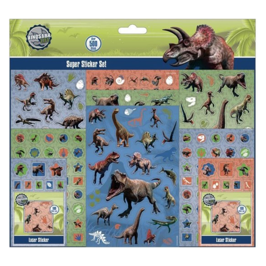 Sticker set 500 st - Dino