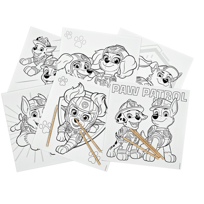 Paw Patrol Kleurset met 6 kleurpotloden