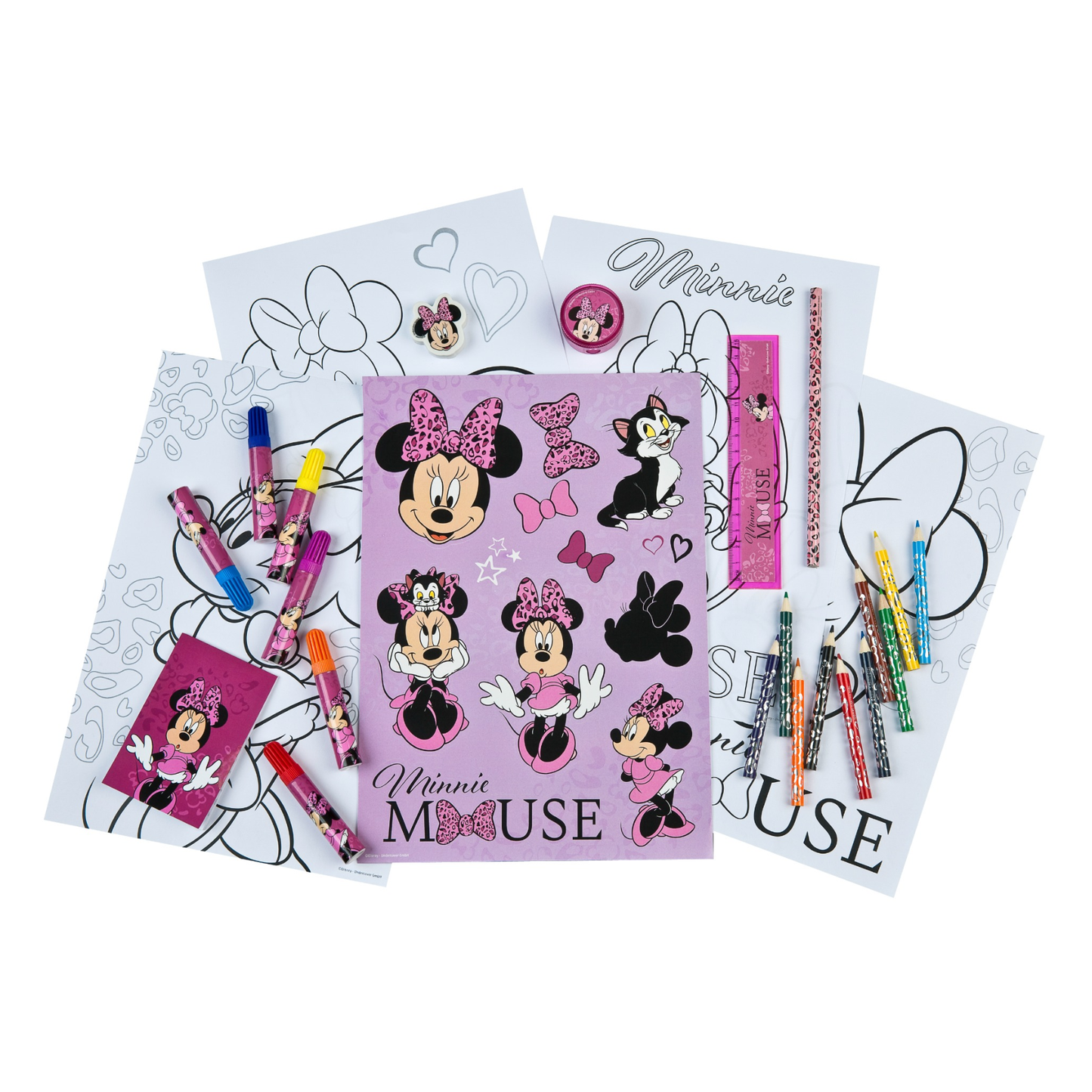 Minnie Mouse Teken- en schrijftoren 35 stuks