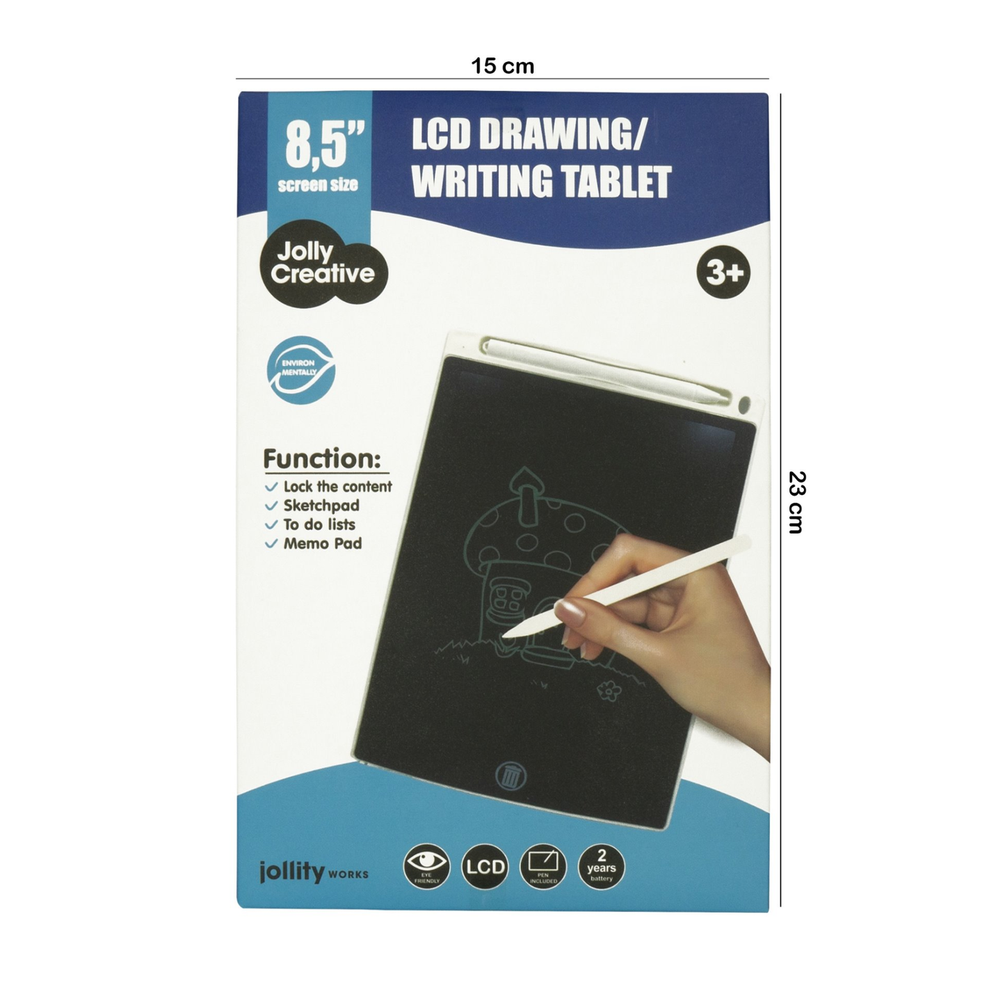 Jollity 8.5"LCD writing tablet