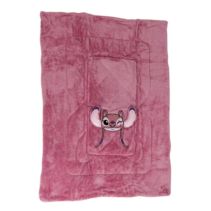 Lilo & Stitch 2-in-1 kussen en fleece deken