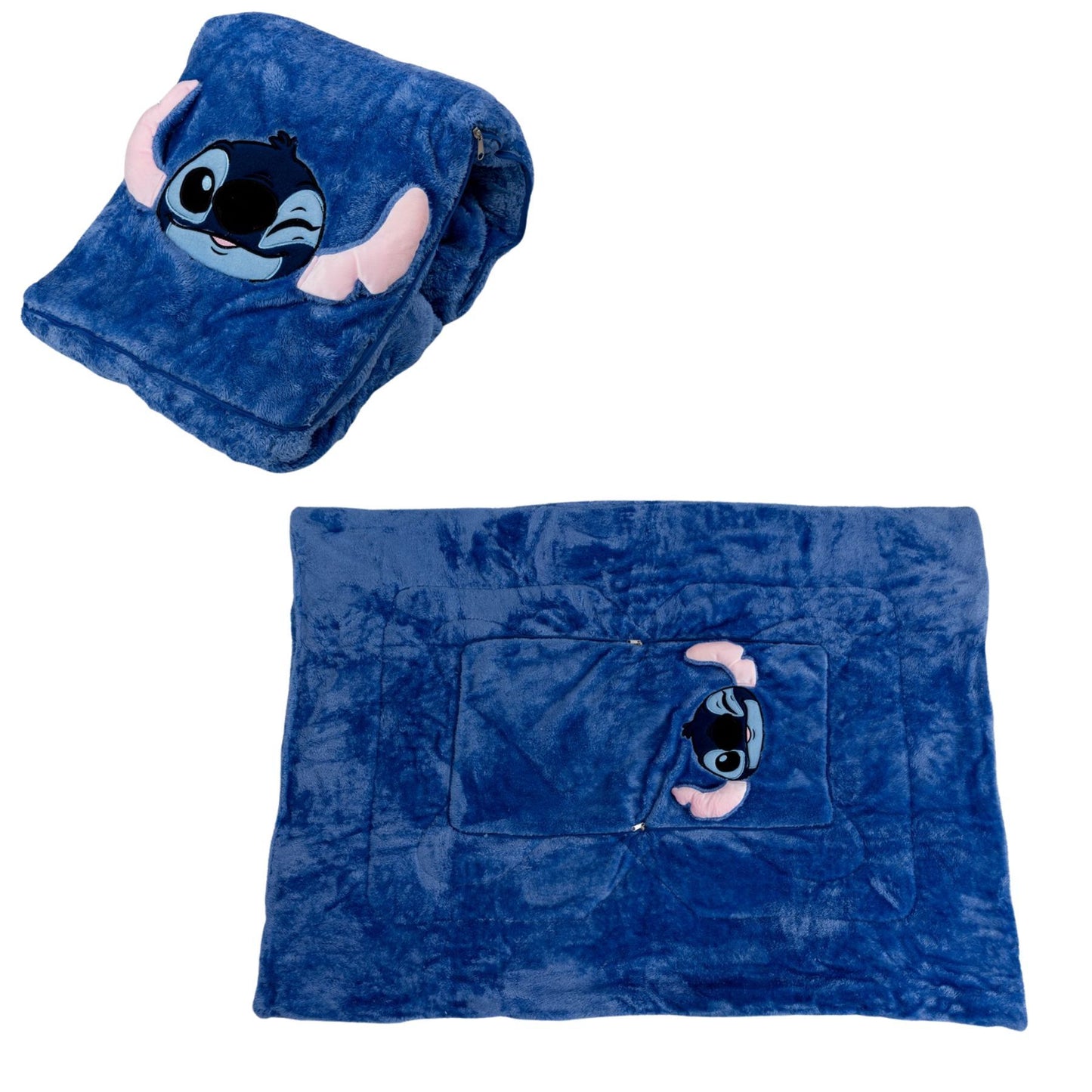 Lilo & Stitch 2-in-1 kussen en fleece deken