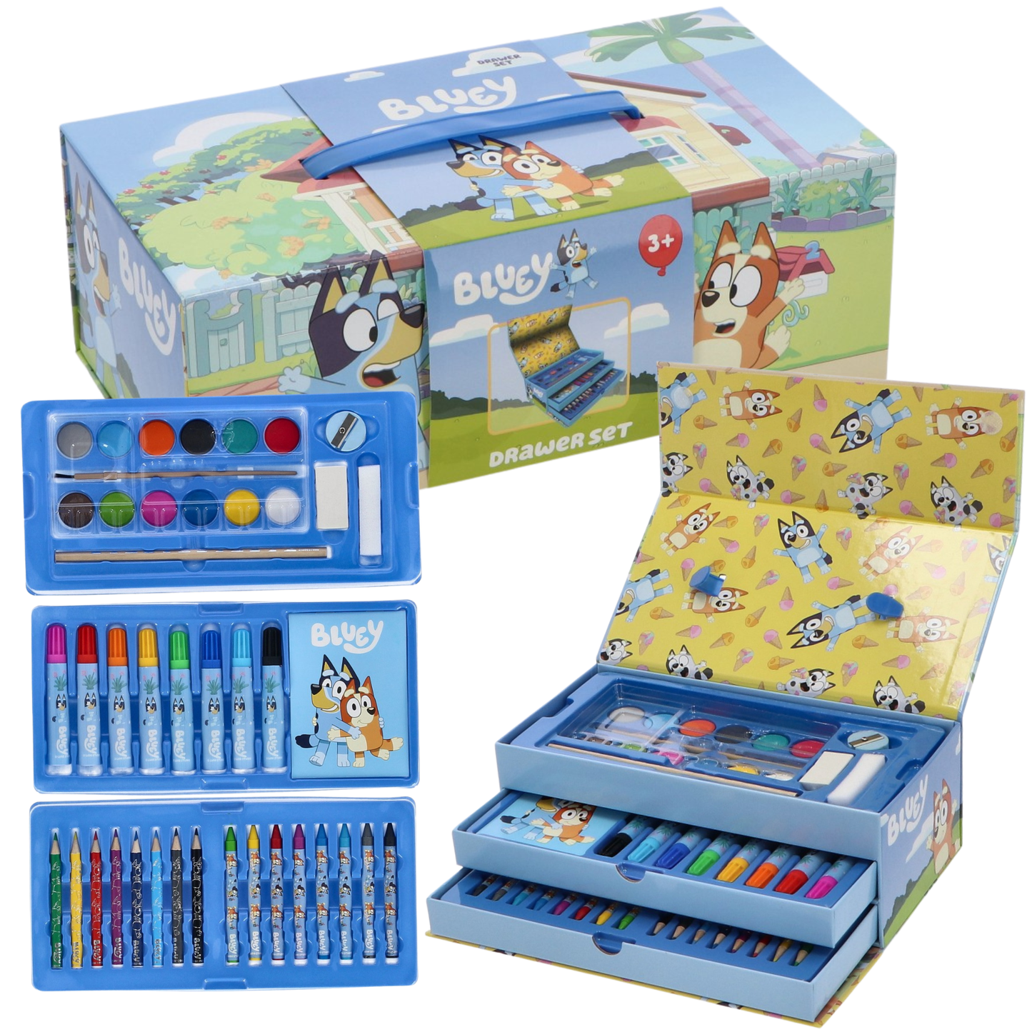 Bluey Kleurdoos met Lade