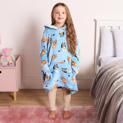 Bluey hoodie deken
